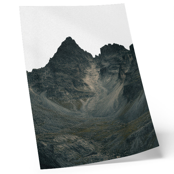 Póster Majestuosas cumbres montañosas, naturaleza en estado puro.