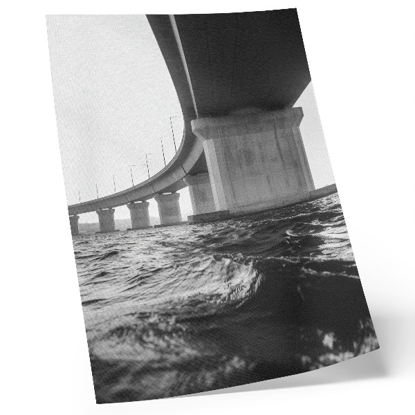 Lámina artística de alta calidad Arquitectura minimalista de puentes modernidad