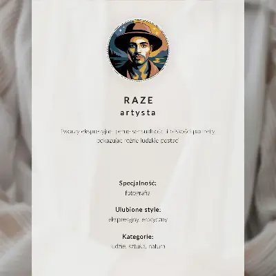 Lienzo decorativo moderno con diseño de fondo oscuro y cabello blanco delicado