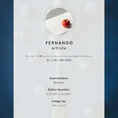 Póster de arándanos con colores saturados sobre fondo azul con toque elegante