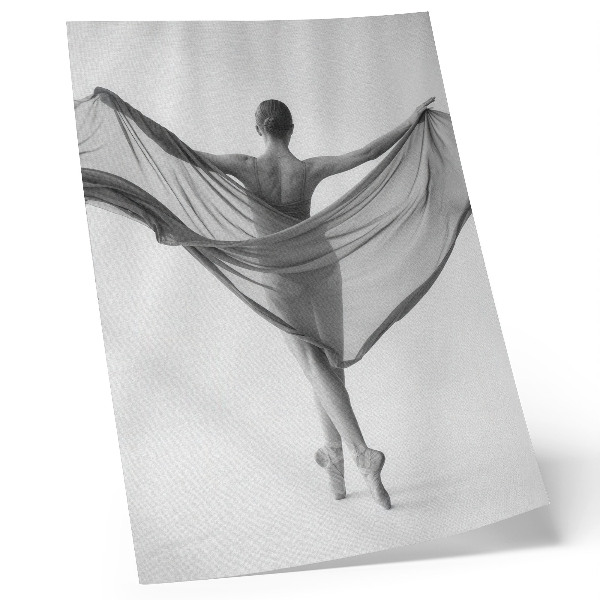 Póster Elegancia, movimiento y sofisticación en blanco y negro