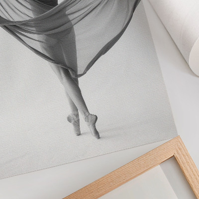 Póster Elegancia, movimiento y sofisticación en blanco y negro