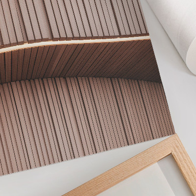 Lienzo decorativo moderno Paneles de madera modernos de color beige claro