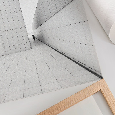 Póster Arquitectura geométrica minimalista