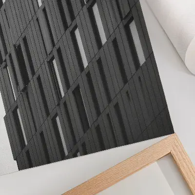 Póster con formas geométricas de grafito diseño en un estilo moderno con colores saturados