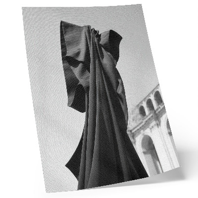Arquitectura textil de composición minimalista póster con colores saturados
