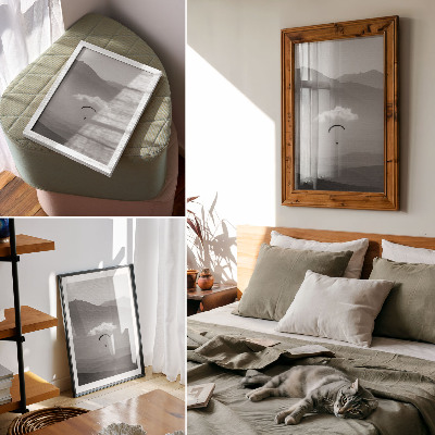 Lienzo decorativo moderno Un remedio para el estrés diario para soñadores y aventureros.