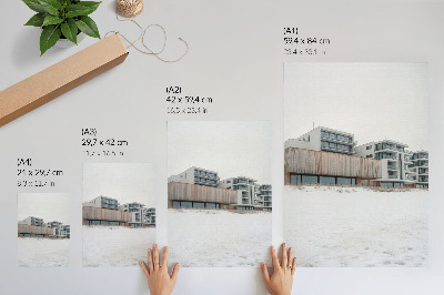 Lámina artística de alta calidad Edificios modernos de arquitectura minimalista