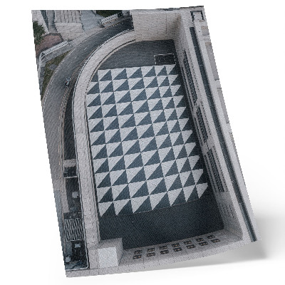 Lámina artística de alta calidad Elegantes patrones geométricos, arquitectura futurista