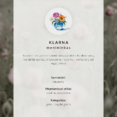 Póster Una composición floral única para un interior moderno.