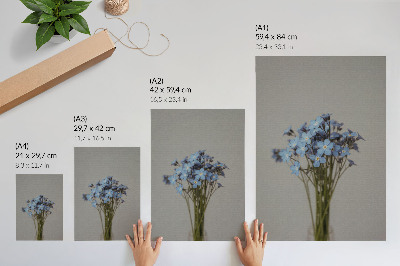 Póster Una composición floral única para un interior moderno.