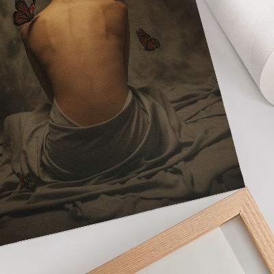Póster con colores saturados Las mariposas aportan delicados toques de elegancia y paz.