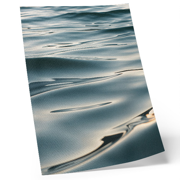 Póster Olas tranquilas, armonía, paz, suavidad, relajación