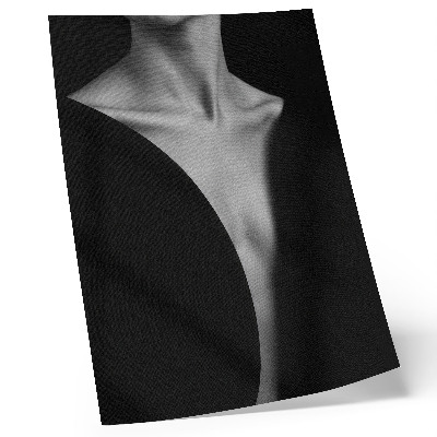 Póster Una sutil combinación de elegancia en blanco y negro.