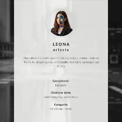 Póster de fachadas urbanas estrechas de ladrillo en blanco y negro con colores saturados
