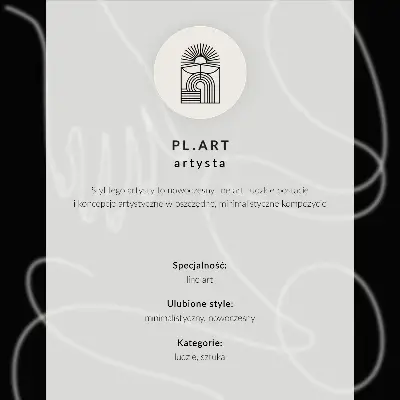 Póster con dibujo minimalista de rostros sin detalles innecesarios
