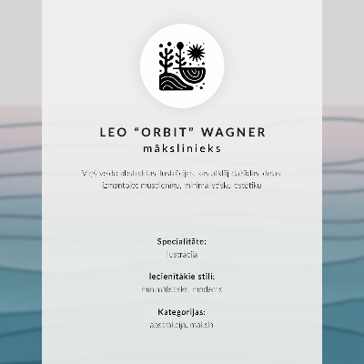 Lienzo decorativo moderno Montañas azules, árboles verdes, espacio natural