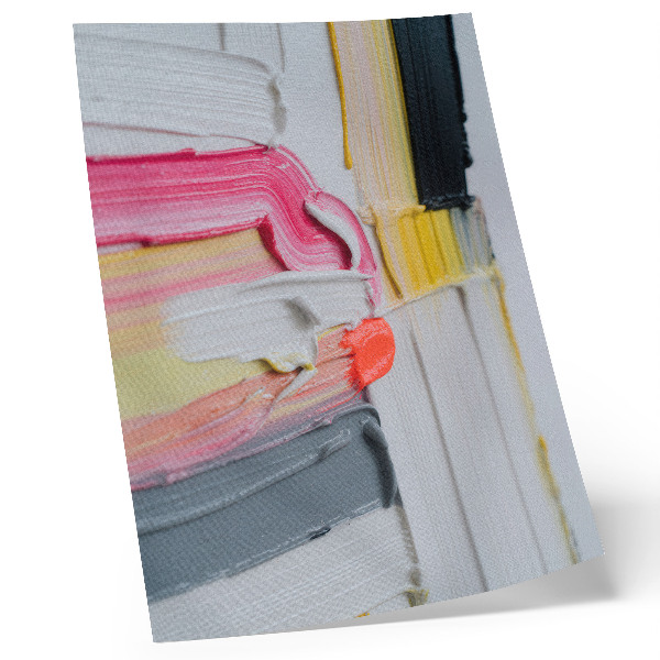 Póster Textura dinámica de rayas de pintura abstracta