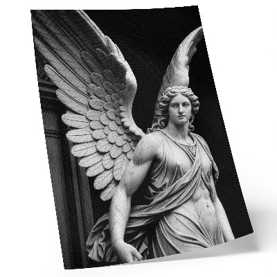 Escultura de ángel de mármol lienzo decorativo moderno lleno de detalles y elegancia