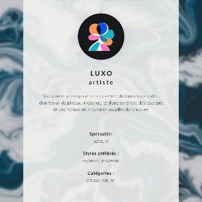 Lienzo decorativo moderno Trazos dinámicos abstractos en tonos turquesa.