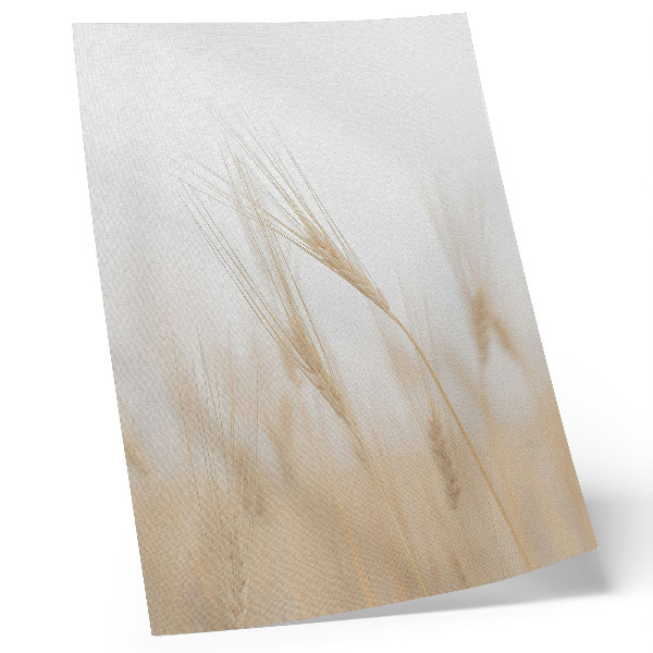 Póster Elegancia minimalista de las espigas de grano