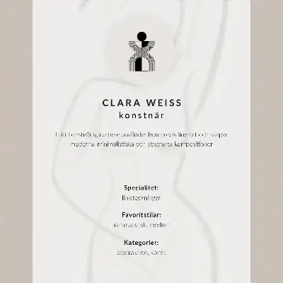 Póster de elegancia minimalista con diseño de líneas de mano y estilo moderno