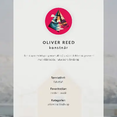 Póster de paisaje invernal con granero diseño con bosque y niebla en colores saturados