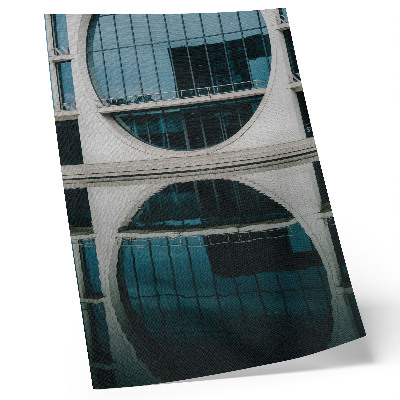 Lámina artística de alta calidad Reflejo de cristal de la arquitectura moderna del edificio