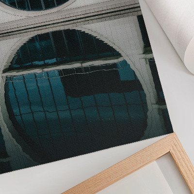 Lámina artística de alta calidad Reflejo de cristal de la arquitectura moderna del edificio