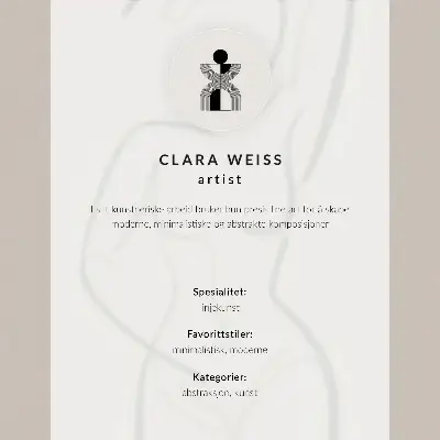 Lienzo decorativo con diseño de líneas faciales abstractas en estilo minimalista moderno
