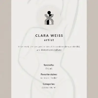 Lienzo decorativo con diseño de líneas faciales abstractas en estilo minimalista moderno