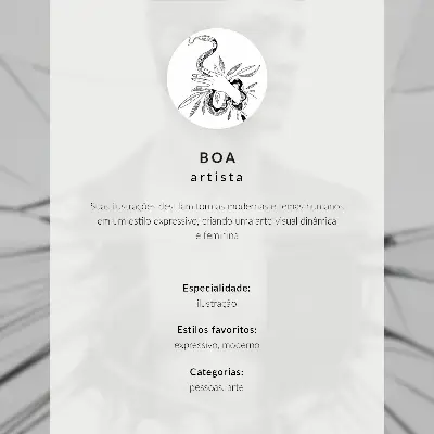 Póster de figura minimalista con colores saturados bajo un arroyo oscuro