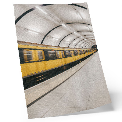 Lienzo decorativo moderno Metro moderno, líneas suaves, dinámico