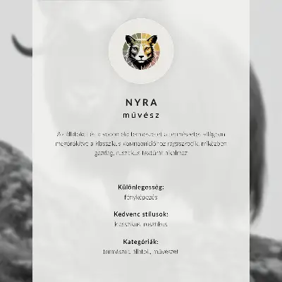 Póster de renos majestuosos con diseño de alto contraste en blanco y negro y colores saturados