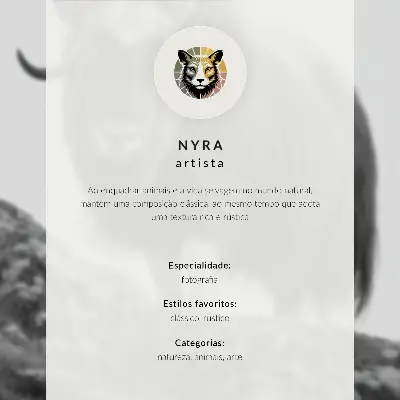 Póster de renos majestuosos con diseño de alto contraste en blanco y negro y colores saturados