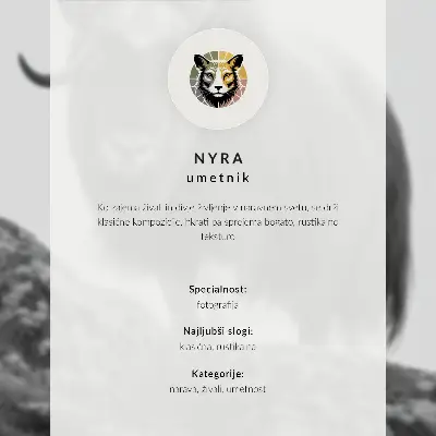 Póster de renos majestuosos con diseño de alto contraste en blanco y negro y colores saturados