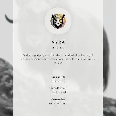 Póster de renos majestuosos con diseño de alto contraste en blanco y negro y colores saturados