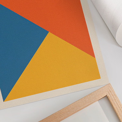 Lámina artística de alta calidad Formas geométricas, colores intensos, ambiente moderno