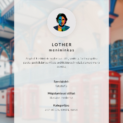 Póster con colores saturados Ciudad moderna al anochecer con iluminación cálida