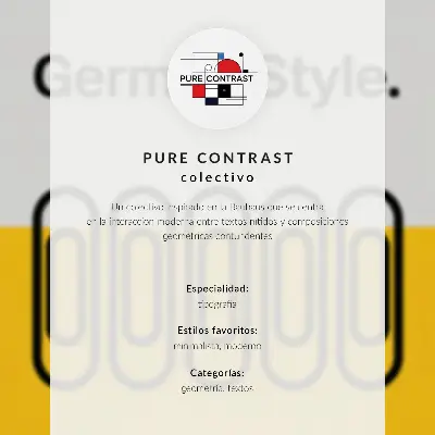 Lámina artística Bauhaus con diseño de simplicidad geométrica