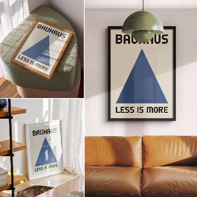 Lámina artística de alta calidad El estilo Bauhaus está dominado por la simplicidad geométrica.