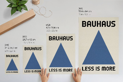 Lámina artística de alta calidad El estilo Bauhaus está dominado por la simplicidad geométrica.