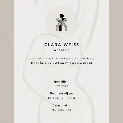 Póster de silueta de conejo diseño minimalista de línea fina con colores saturados