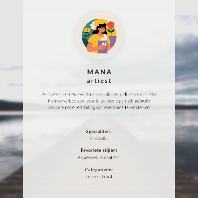 Lámina artística de alta calidad Puente del lago del bosque clima verde azulado