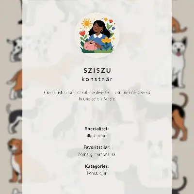 Póster un gatito sobre un fondo gris en estilo minimalista