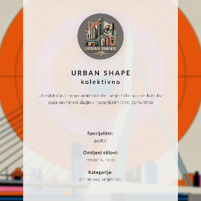 Lienzo decorativo moderno Torre de ambiente retro, círculo de anillos coloridos