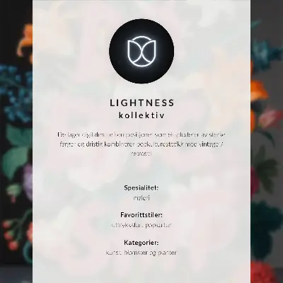 Póster con flores coloridas y letras rosas de diseño vibrante con alto contraste