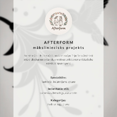 Póster Una corona con flores y una inscripción divertida.