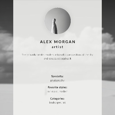 Póster Nubes de cielo contrastantes, cesta de vida urbana
