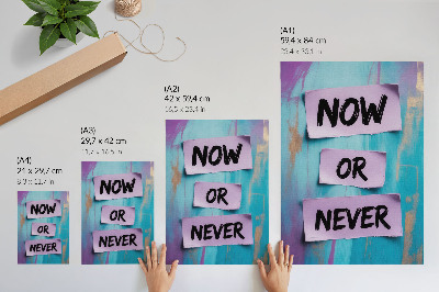 Lámina artística de alta calidad Contrastes dinámicos, tipografía impactante, púrpura turquesa